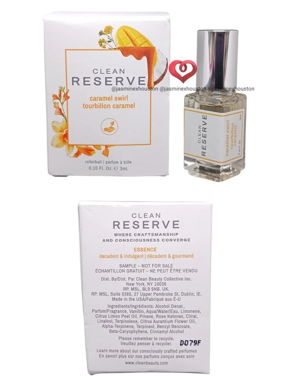 🎉2•$20/3•$28🎉 CLEAN BEAUTY COLLECTIVE RESERVE Caramel Swirl Rollerball Mini